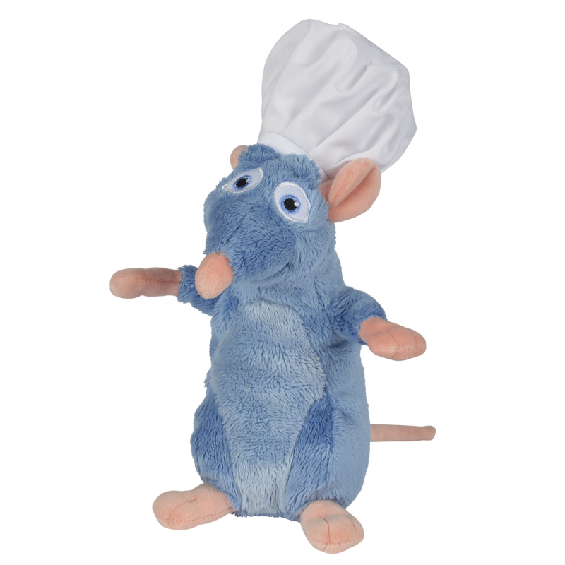  ratatouille peluche rémi rat avec toque 20 cm 